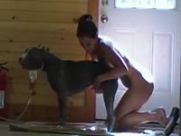 Petite amateur beastiality lover got fucked